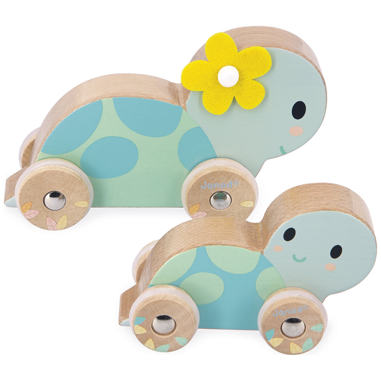 Set de 2 tortues à pousser Pure