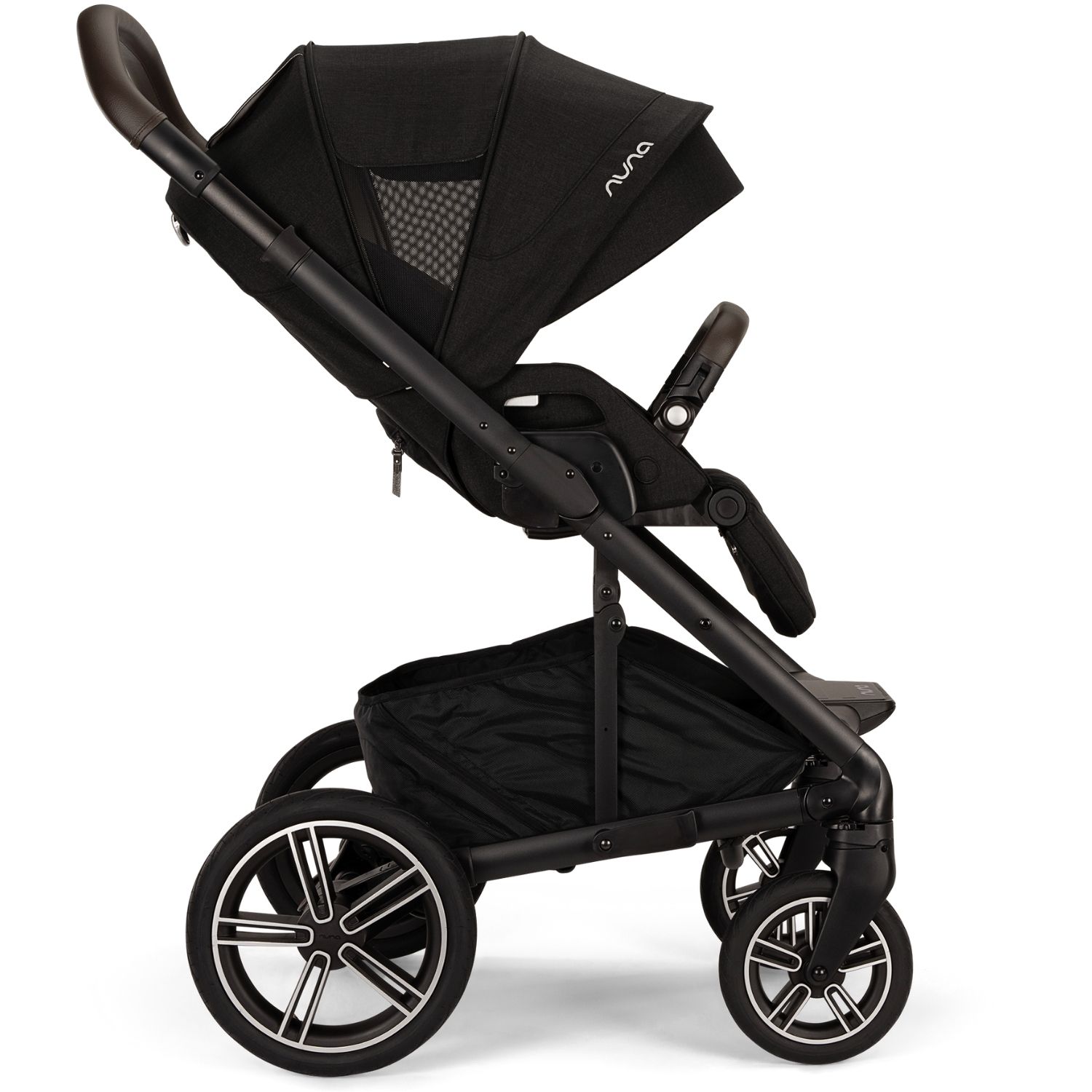 Poussette MIXX NEXT Caviar effet cuir chocolat (NUNA) - Image 6