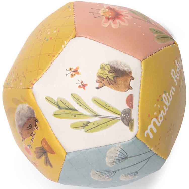 Ballon souple Trois petits lapins (10 cm) (Moulin Roty) - Image 1