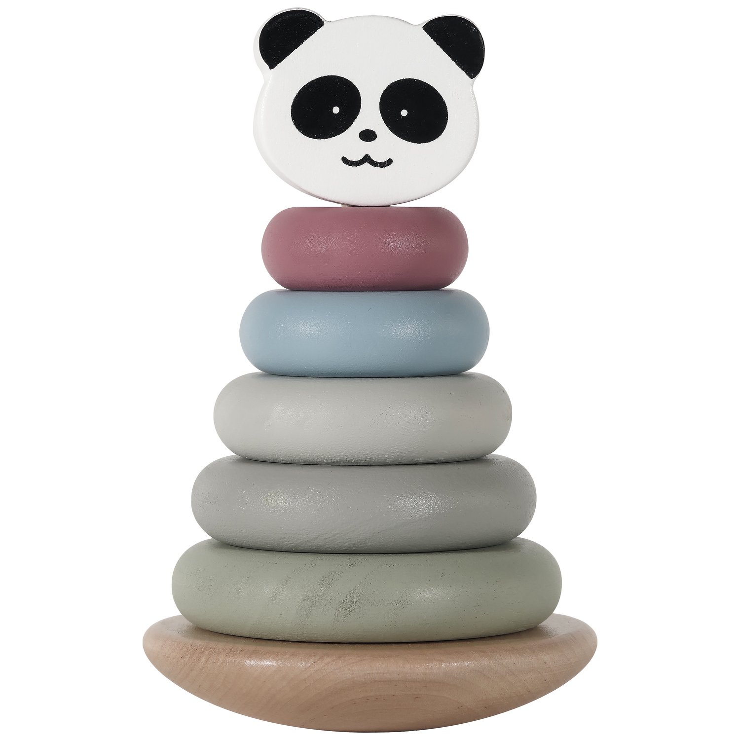 Tour à empiler en bois Panda