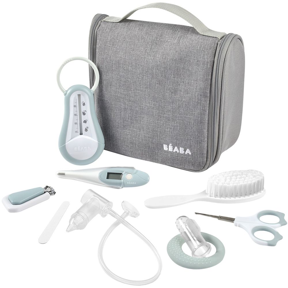 Trousse de toilette green blue (9 accessoires) (Béaba) - Image 1