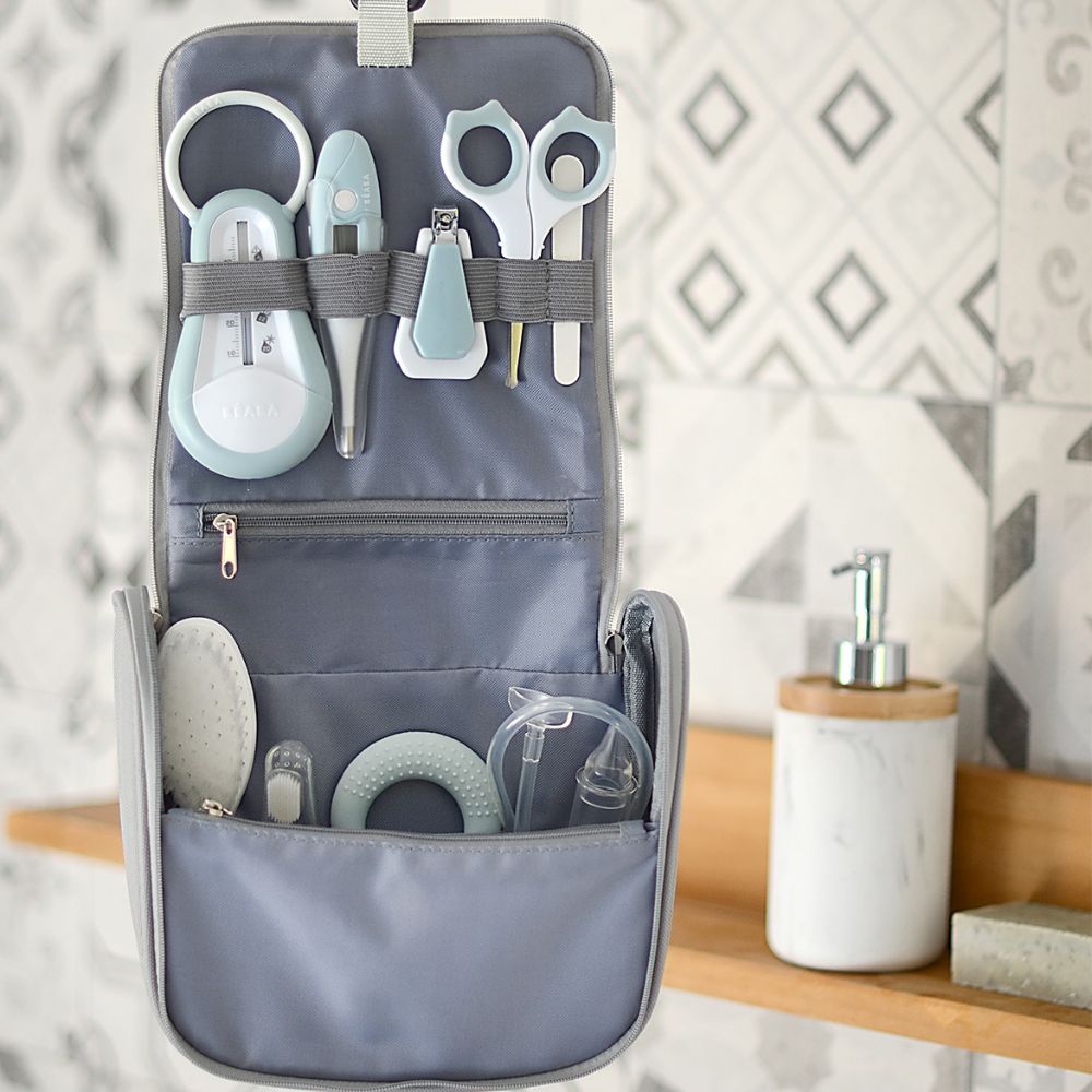 Trousse de toilette green blue (9 accessoires) (Béaba) - Image 2