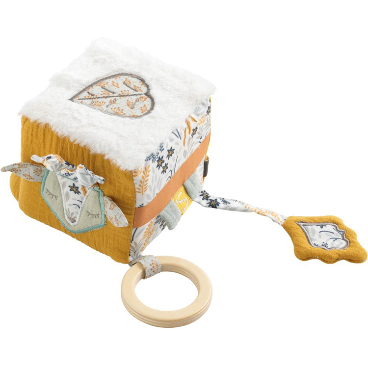 Cube d'activités daim et tilleul Promenons-nous (Sauthon) - Image 1