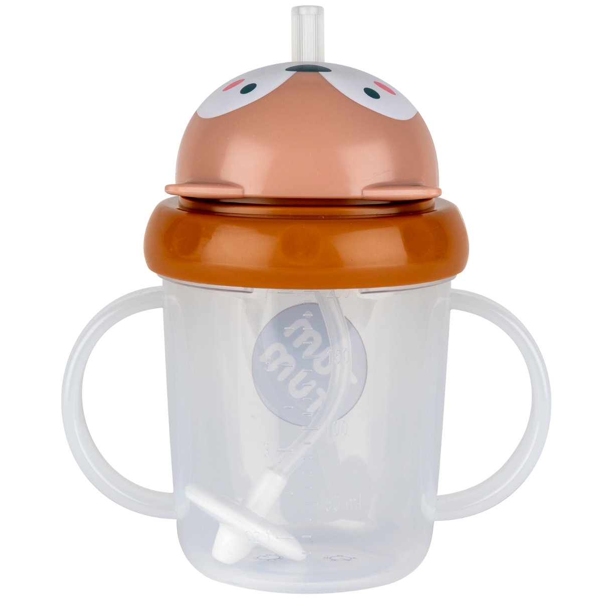 Tasse antifuite avec paille lestée Renard (200 ml) (Tum Tum) - Image 3