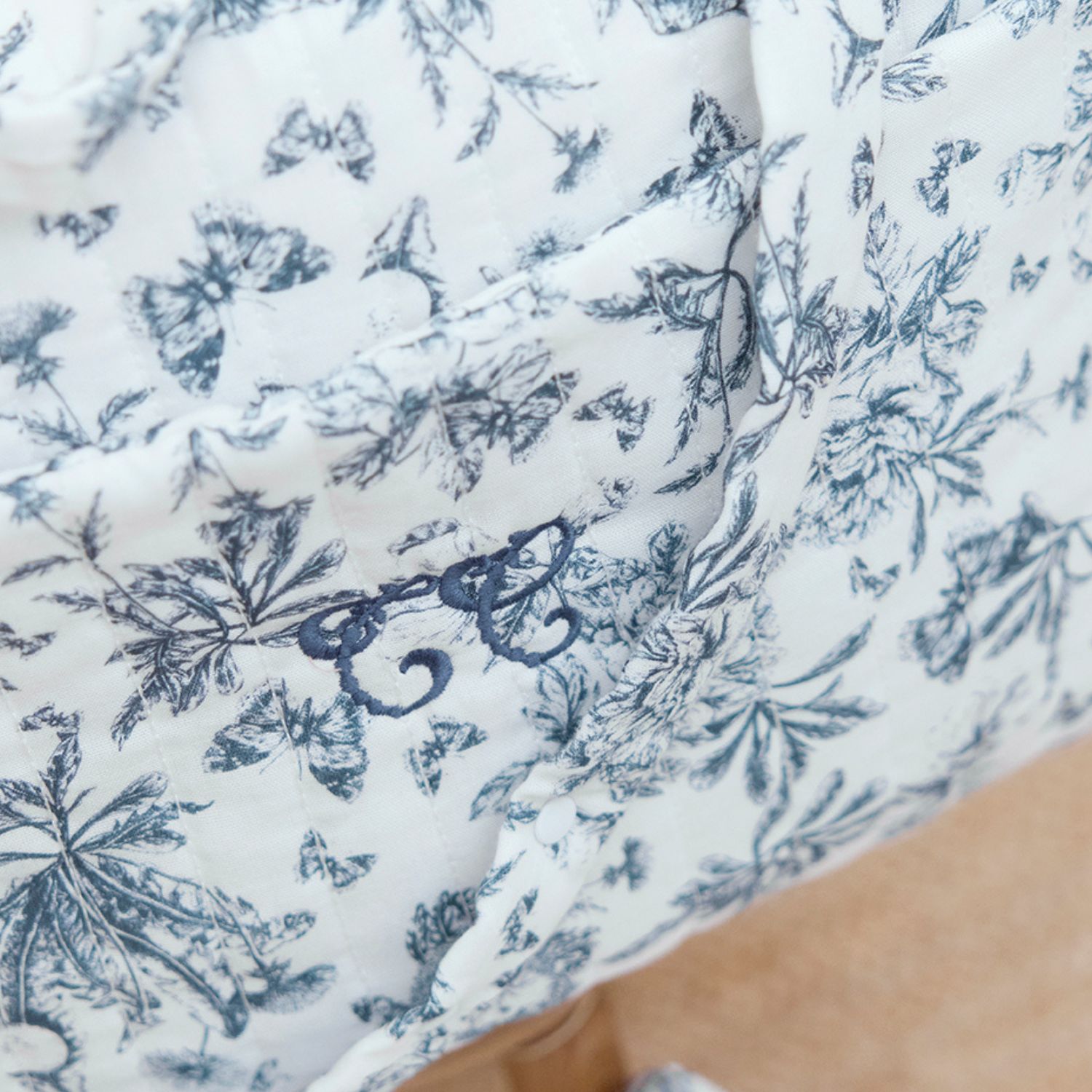 Tartine et Chocolat - Sac à langer Toile de Jouy bleu