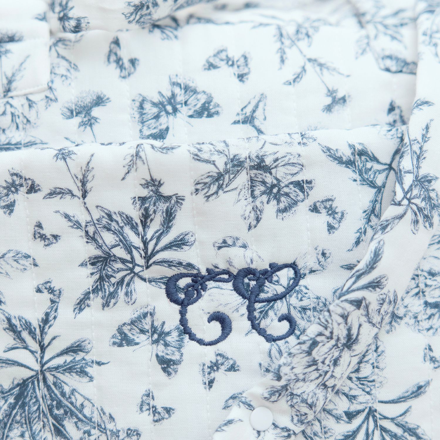 Sac à langer Toile de Jouy bleu (Tartine et Chocolat) - Image 2