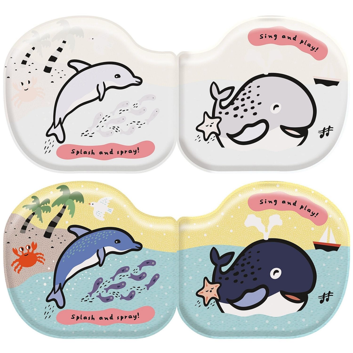 Livre de bain Whale and Friends (Wee Gallery) - Image 1
