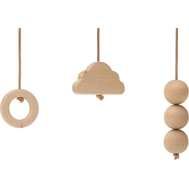 Arche de jeux Levo avec jouets en bois de hêtre (Charlie Crane) - Image 6