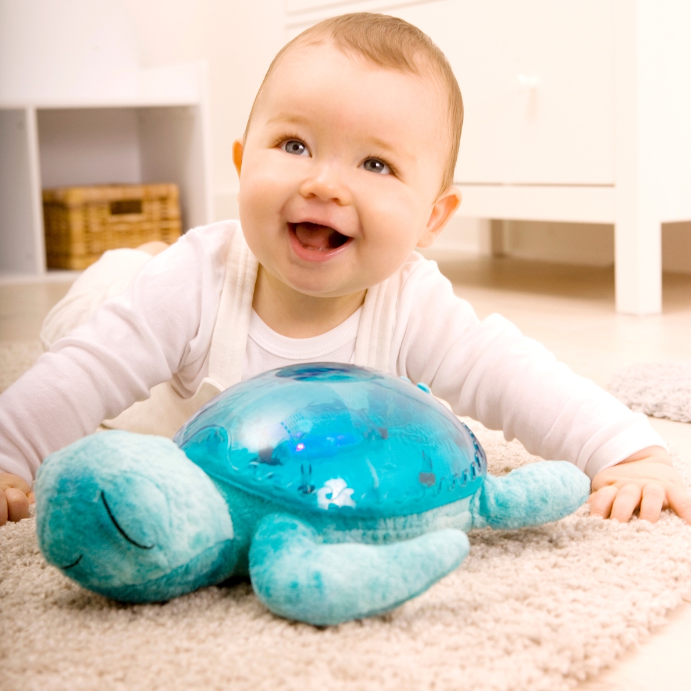 Veilleuse peluche Tranquil Turtle Aqua (rechargeable) (Cloud B) - Image 1
