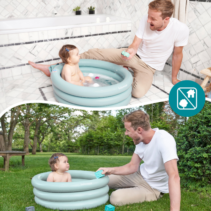 Baignoire gonflable Aqua dots avec transat intégré (Babymoov) - Image 4
