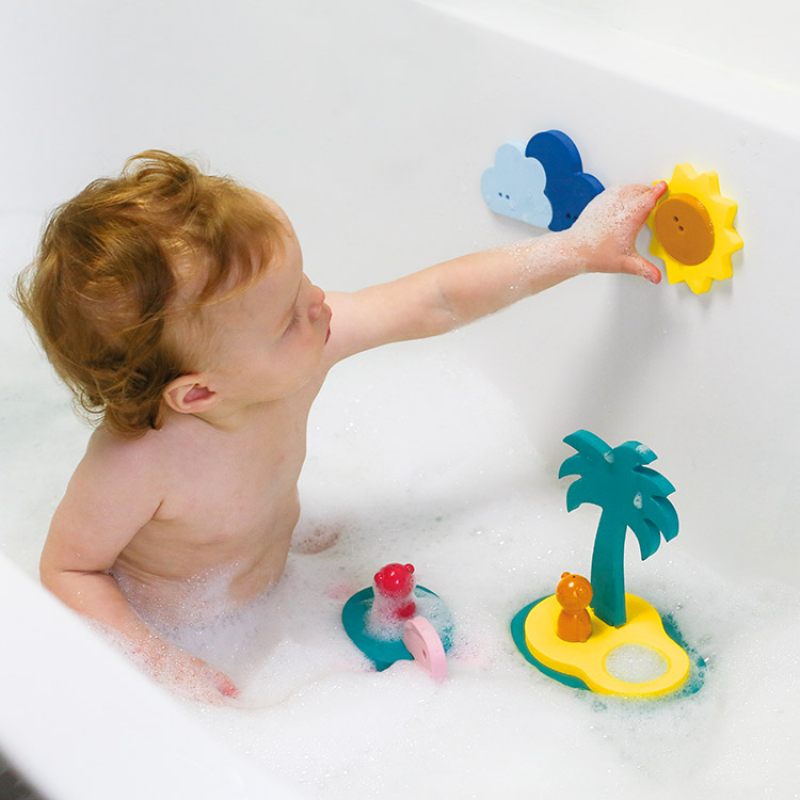 Puzzle de bain 3D L'île au trésor (Quut) - Image 2