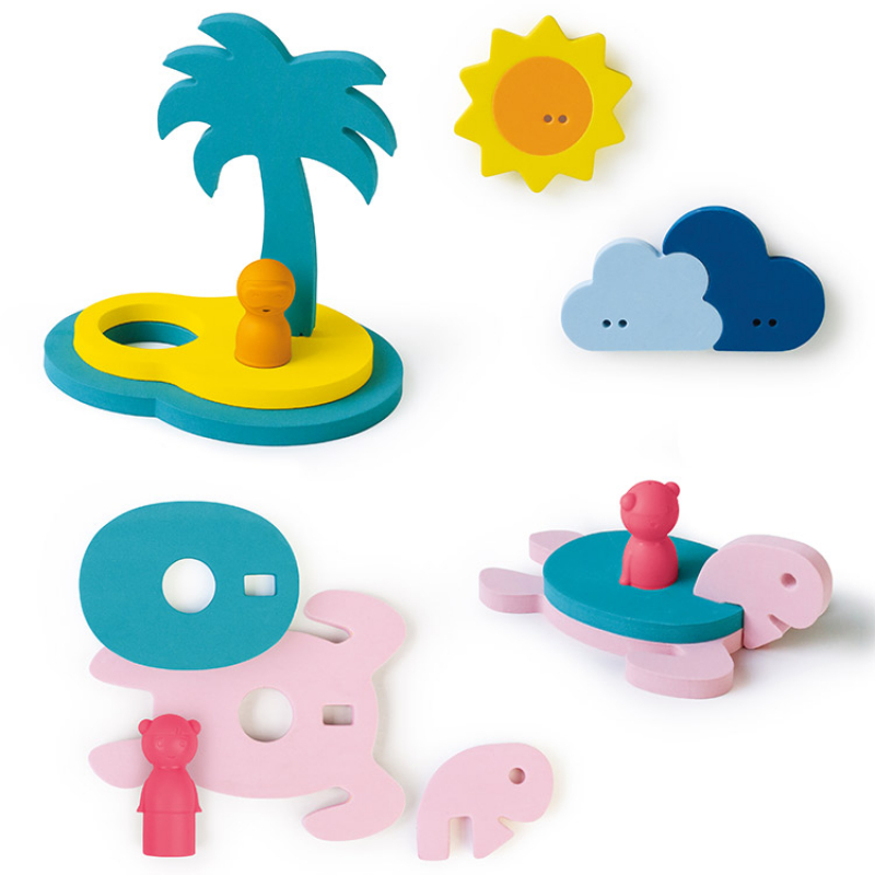 Puzzle de bain 3D L'île au trésor (Quut) - Image 5