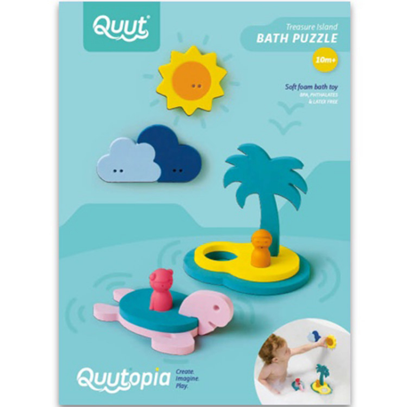 Puzzle de bain 3D L'île au trésor (Quut) - Image 6