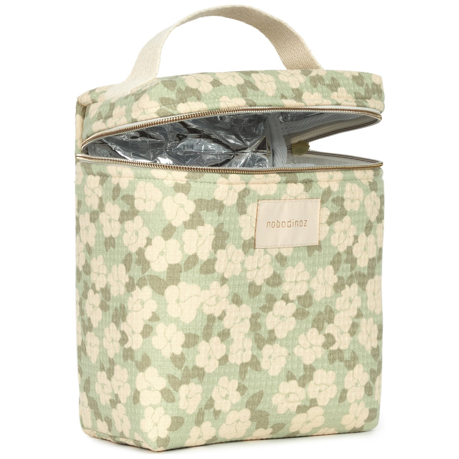 Sac isotherme pour biberon et déjeuner Concerto Opera Green sakura (4 L) (Nobodinoz) - Image 3