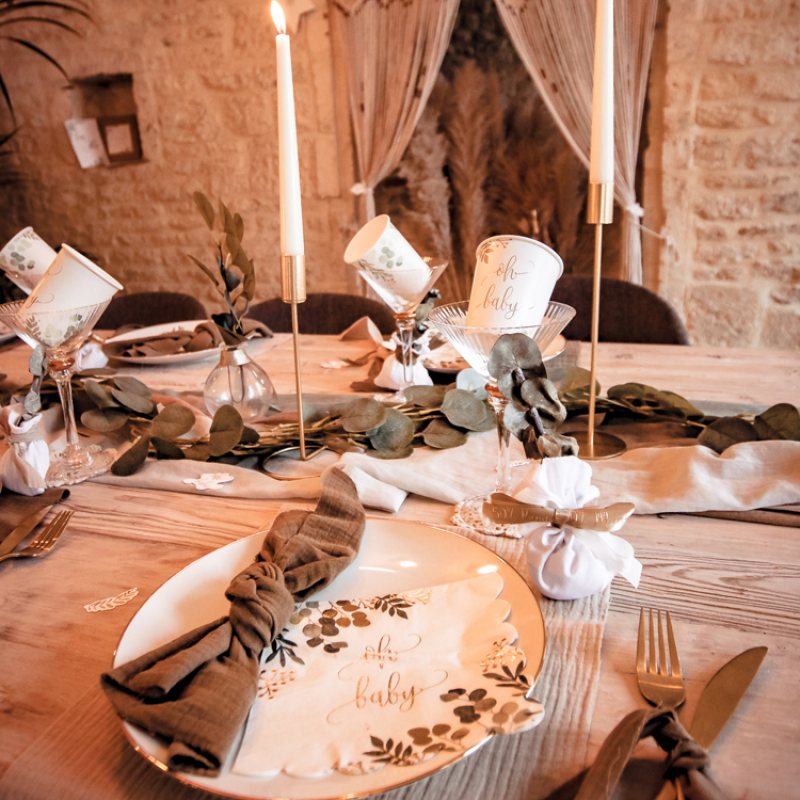 Lot de 8 gobelets en carton Oh Baby (Arty Fêtes Factory) - Image 4