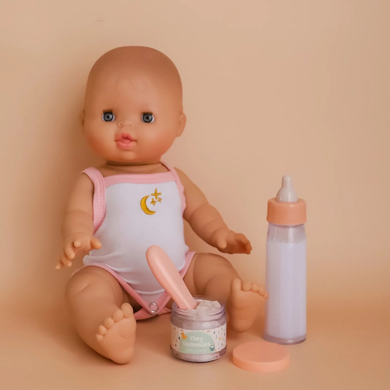 Box Mon premier petit pot Lait et petit pot Céréales pour poupée (Tiny Harlow) - Image 1