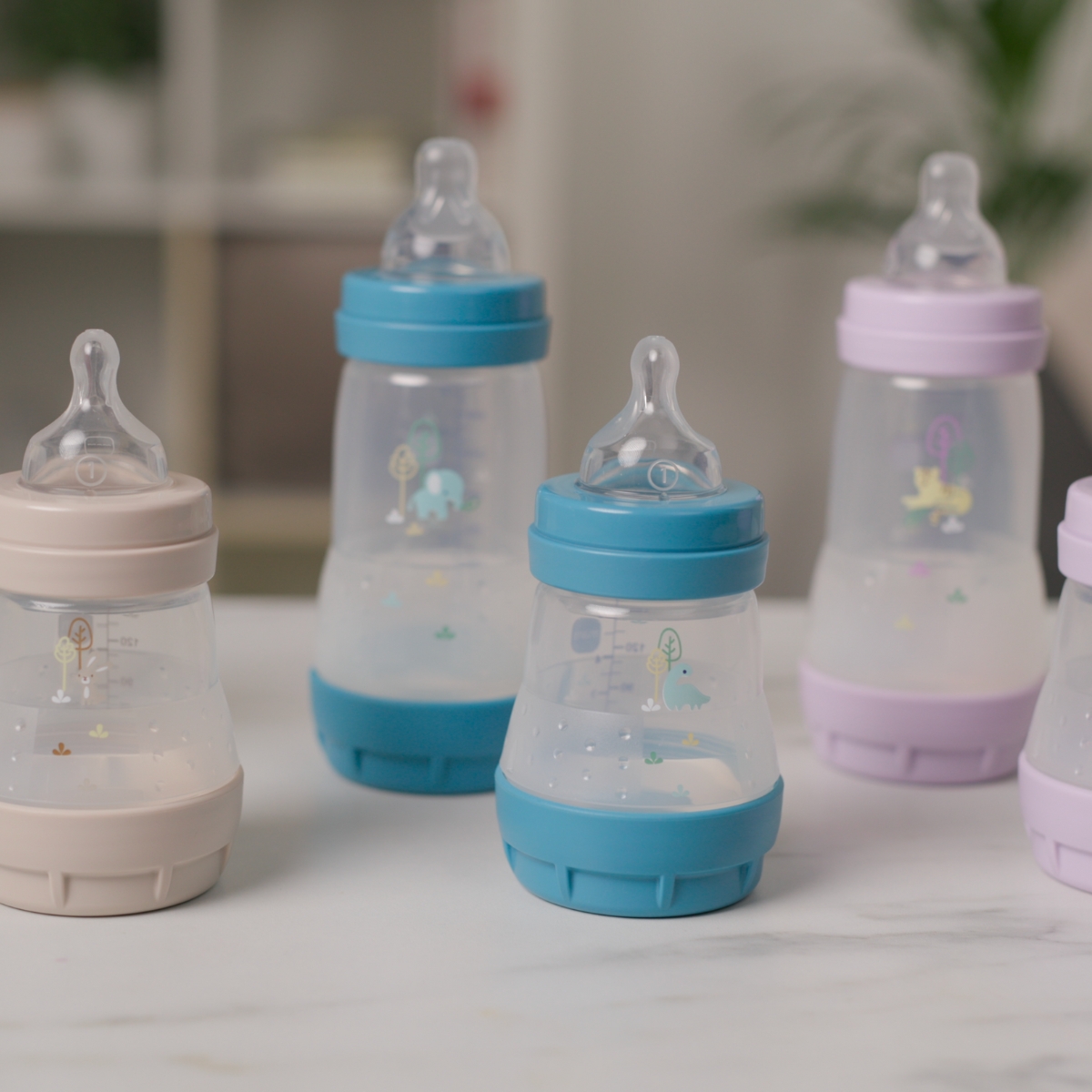 Coffret naissance Sable (4 biberons+1 sucette+1 boîte doseuse) - Reconditionné (MAM) - Image 5