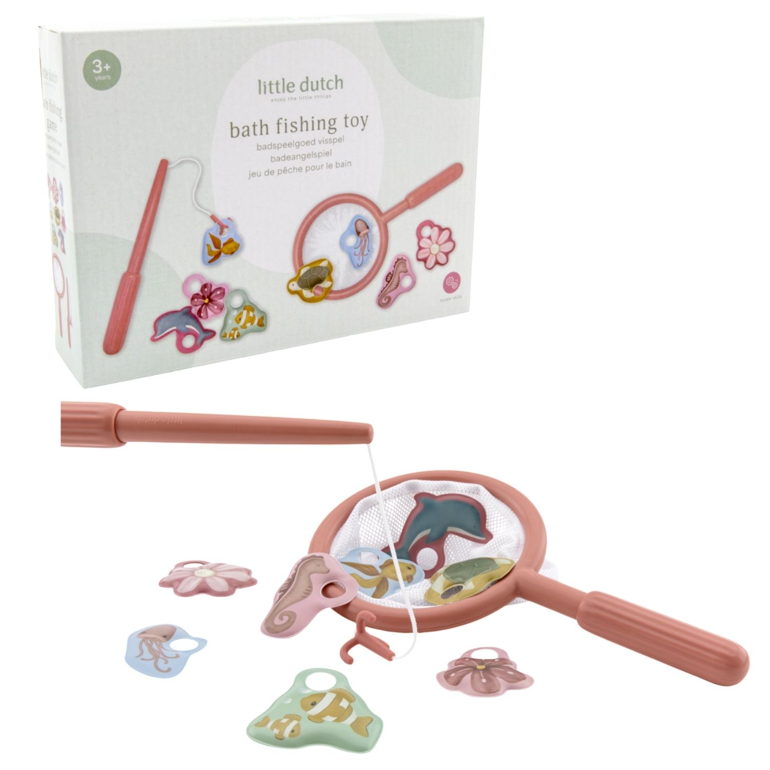 Jeu de bain pêche à la ligne Rose (Little Dutch) - Image 6