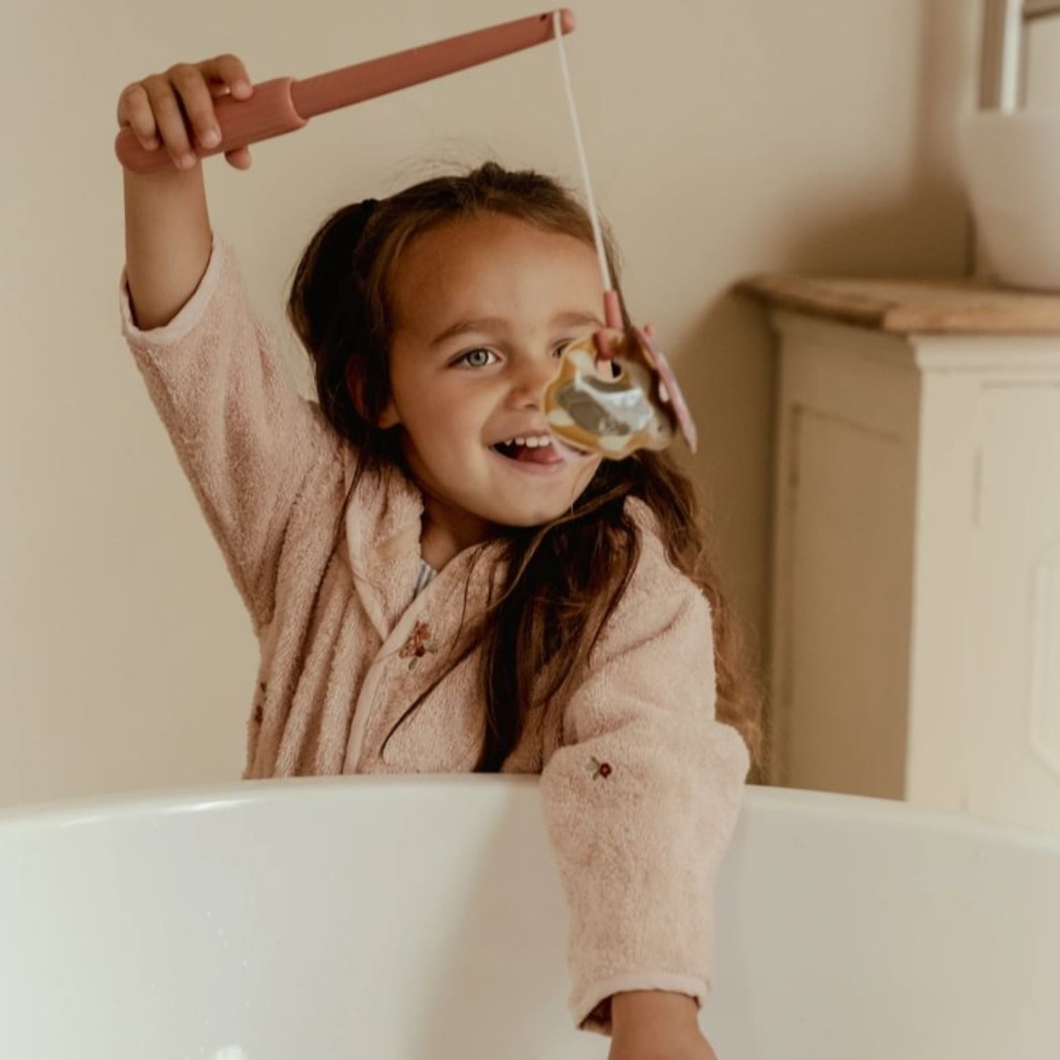 Jeu de bain pêche à la ligne Rose (Little Dutch) - Image 3