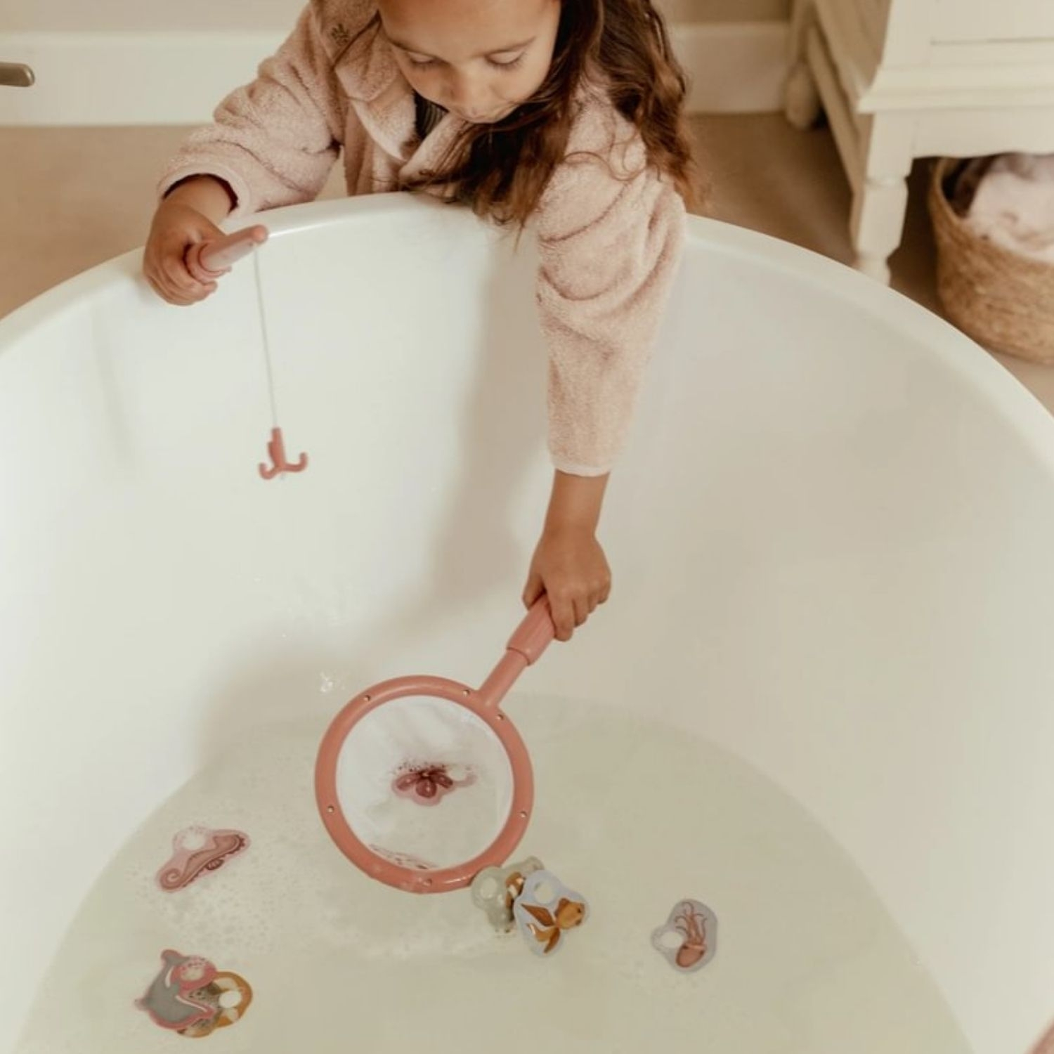 Jeu de bain pêche à la ligne Rose (Little Dutch) - Image 4