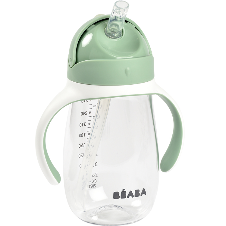 Gourde à paille vert sauge (300 ml)