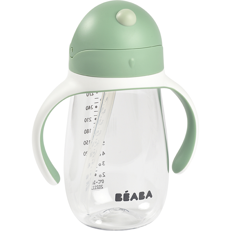 Gourde à paille vert sauge (300 ml) (Béaba) - Image 5