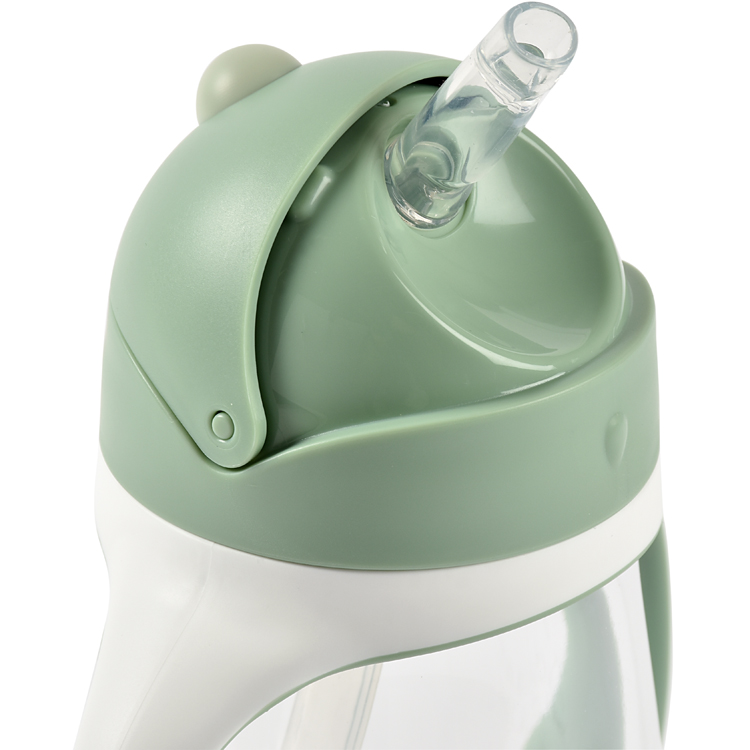 Gourde à paille vert sauge (300 ml) (Béaba) - Image 6