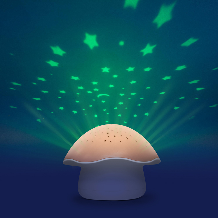 Projecteur d'étoiles Champignon rose (Pabobo) - Image 7