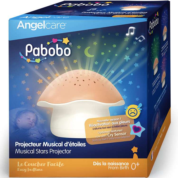Projecteur d'étoiles Champignon rose (Pabobo) - Image 9
