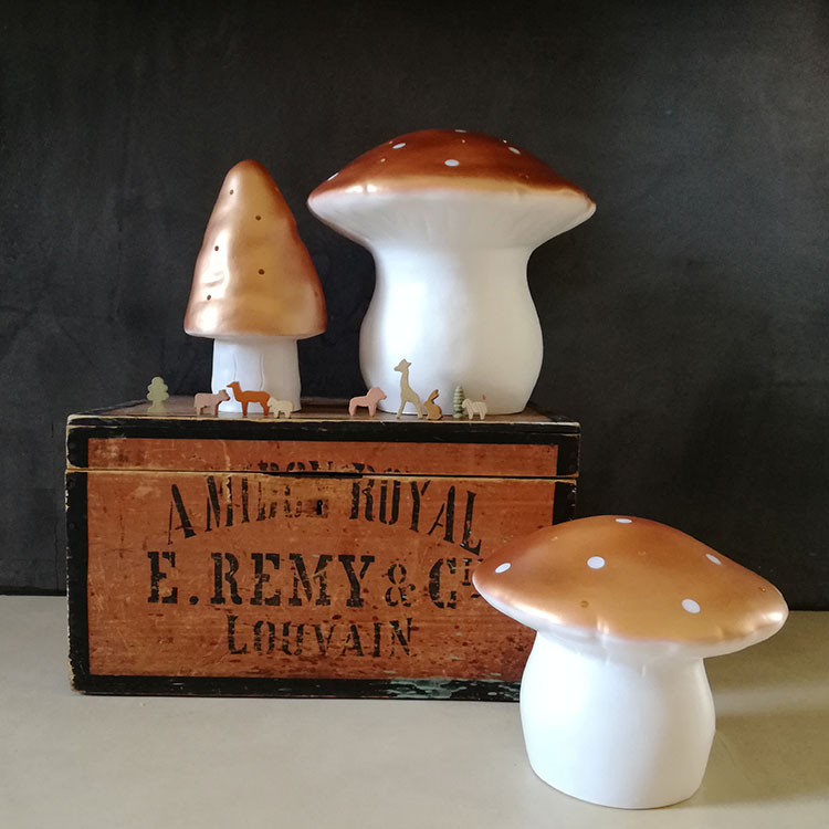Lampe veilleuse champignon Cuivré (Egmont Toys) - Image 2