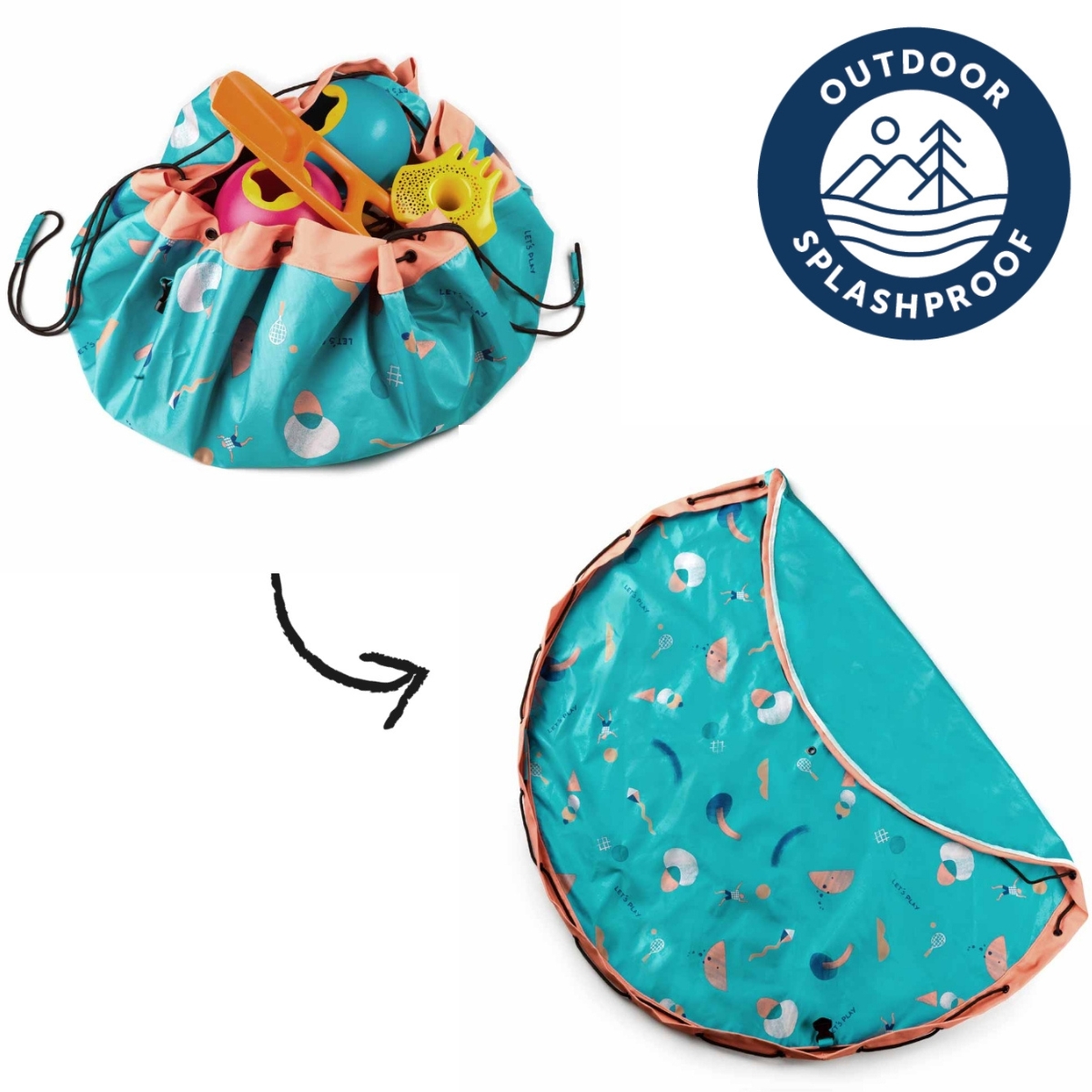 Play&Go - Sac à jouets 2 en 1 Outdoor Play