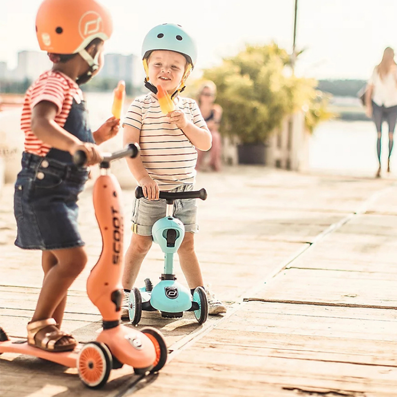 Casque pour porteur évolutif Highwaykick pêche (1-3 ans) (Scoot And Ride) - Image 2
