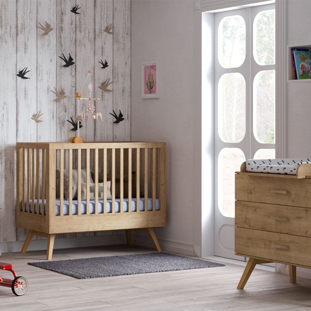 Lit bébé évolutif Nautis bois (70 x 140 cm) (Vox) - Image 2