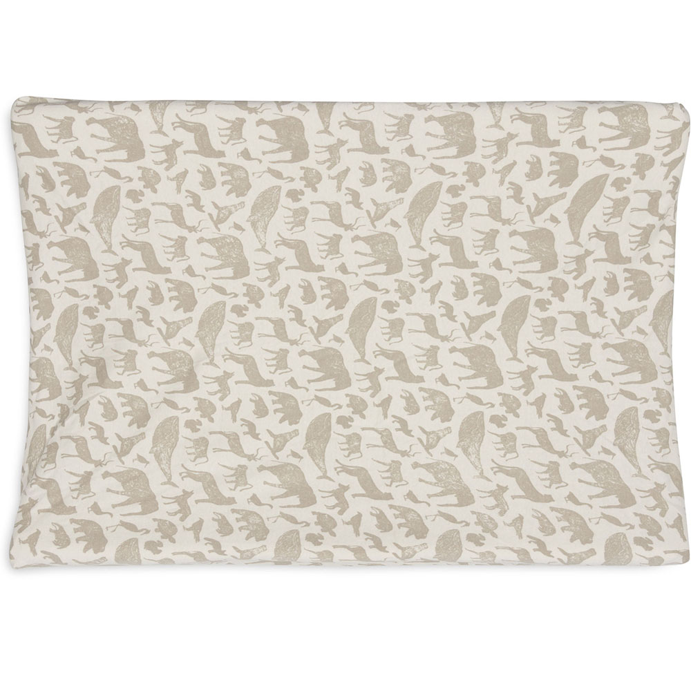 Housse matelas à langer en jersey Animals Nougat (50 x 70 cm) (Jollein) - Image 4