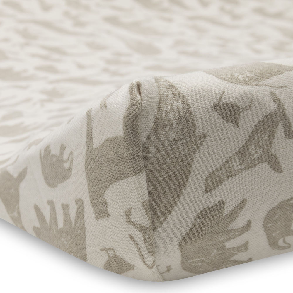 Housse matelas à langer en jersey Animals Nougat (50 x 70 cm) (Jollein) - Image 5