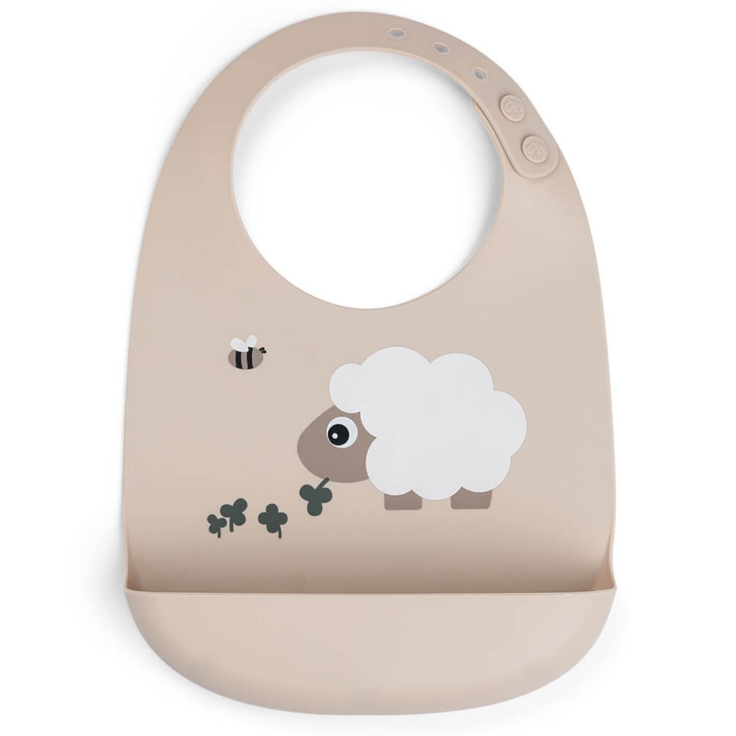 Done by deer - Bavoir silicone Sheepy Sable