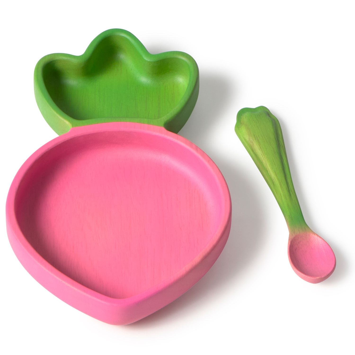 Set assiette et cuillère Ramona le radis (Oli and Carol) - Image 6
