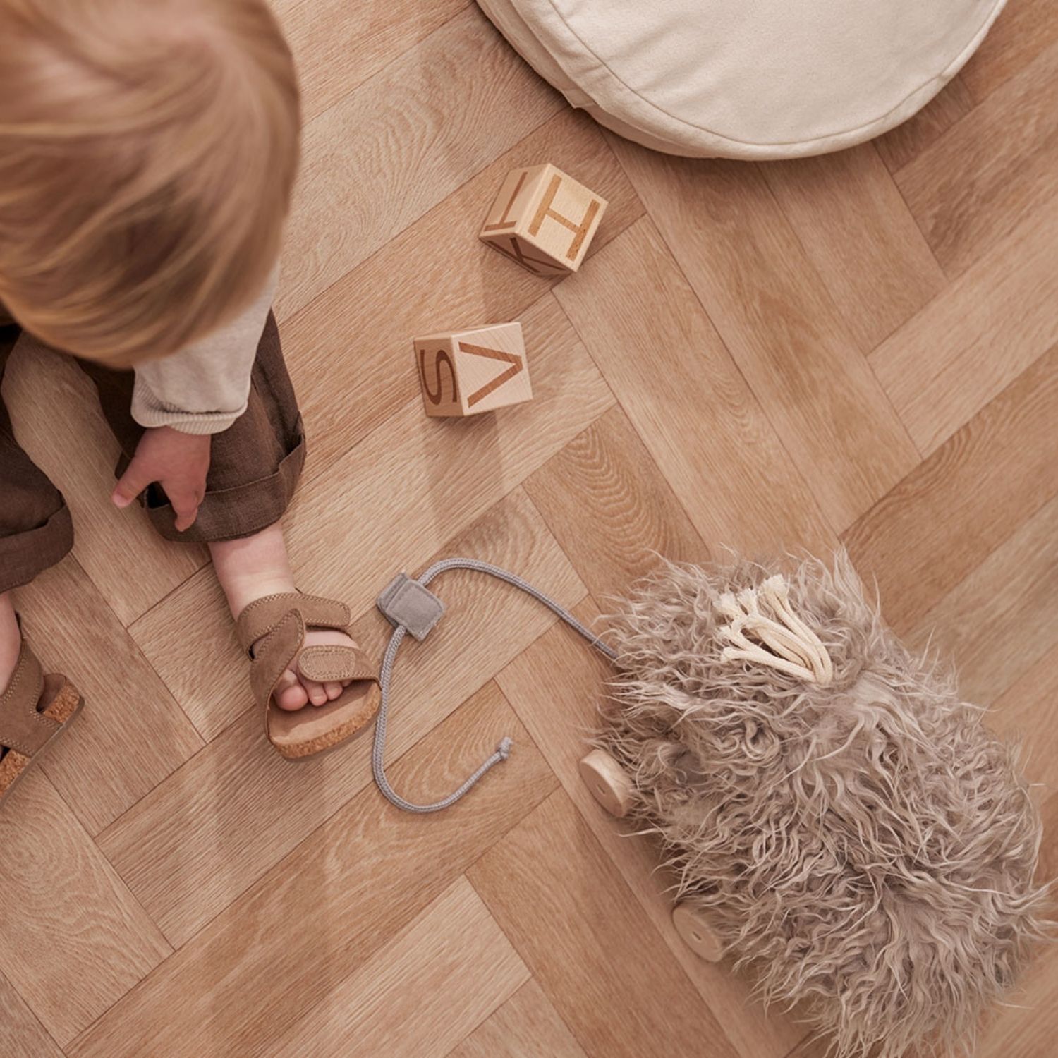 Jouet à tirer en bois Mammouth Neo (Kid's Concept) - Image 3
