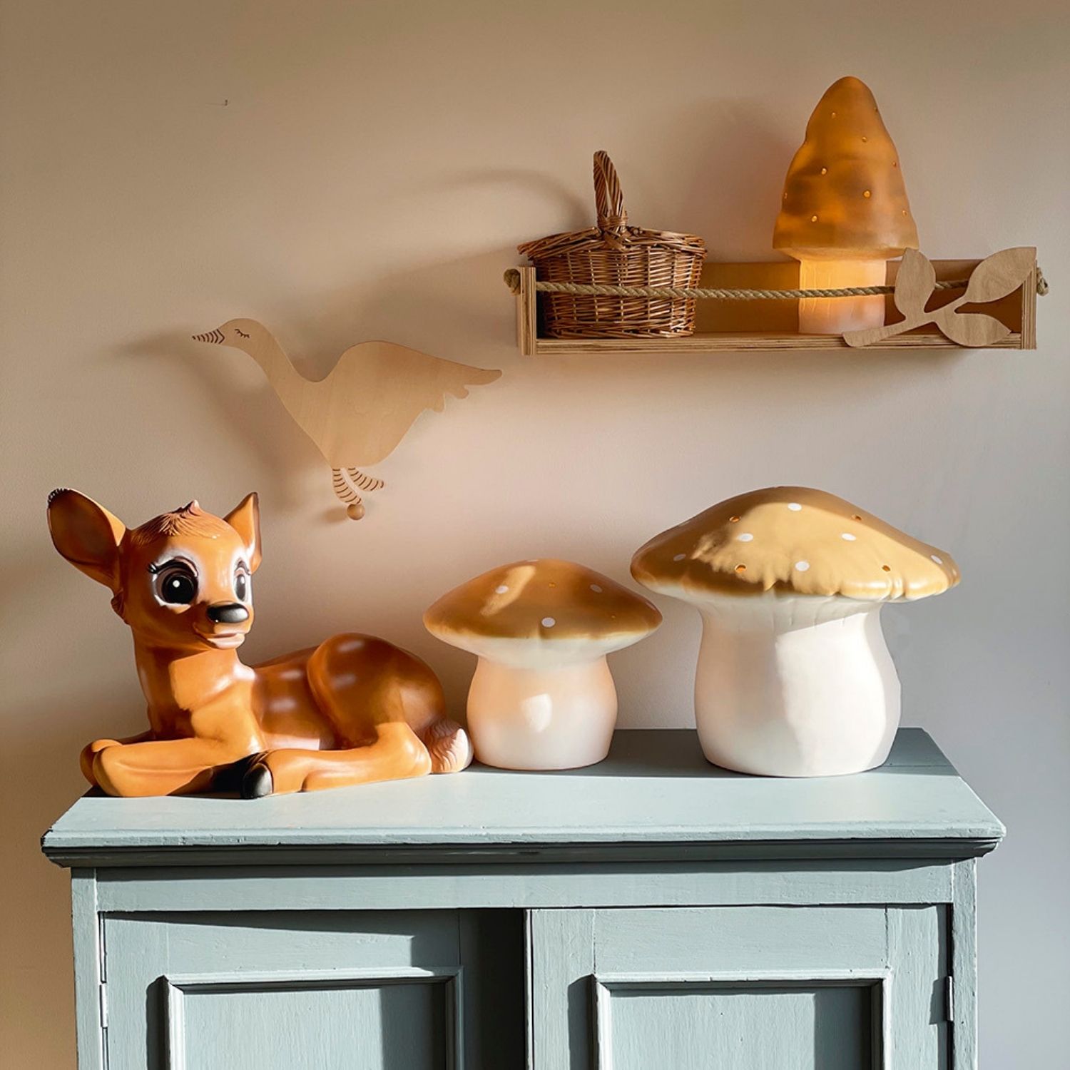 Petite lampe veilleuse champignon Mokka (Egmont Toys) - Image 1