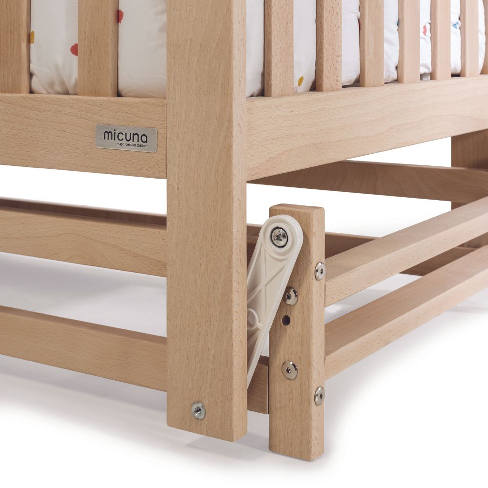 Lit bébé Annie avec système de bercement intégré (120 x 60 cm) (Micuna) - Image 3
