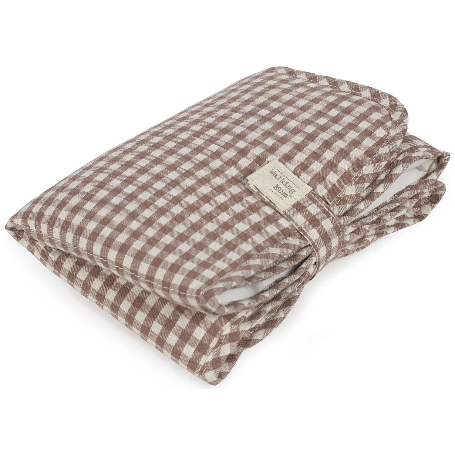 Tapis à langer Praliné Vichy Moka (Walking Mum) - Image 3