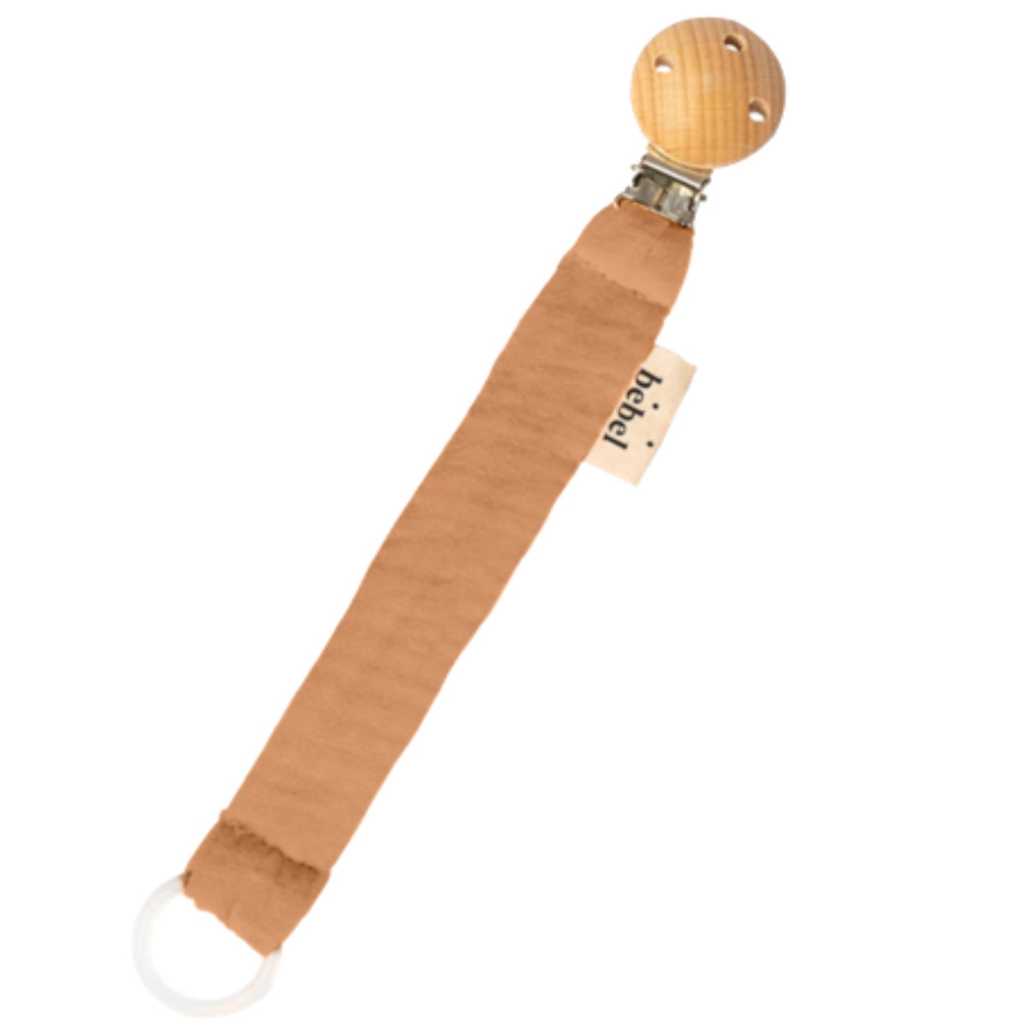 BEBEL - Attache tétine Comme un bonbon camel