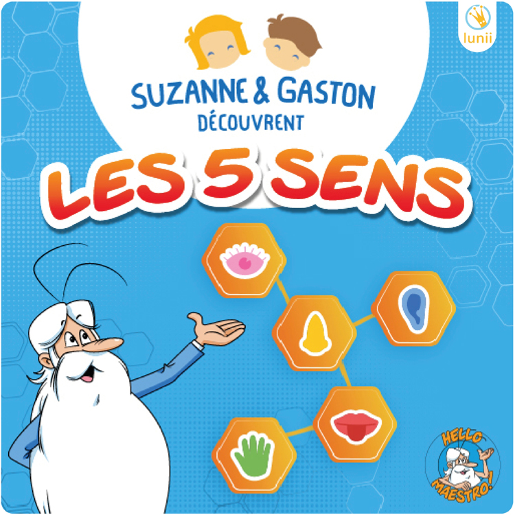 10 histoires interactives les 5 sens (3 ans et +)