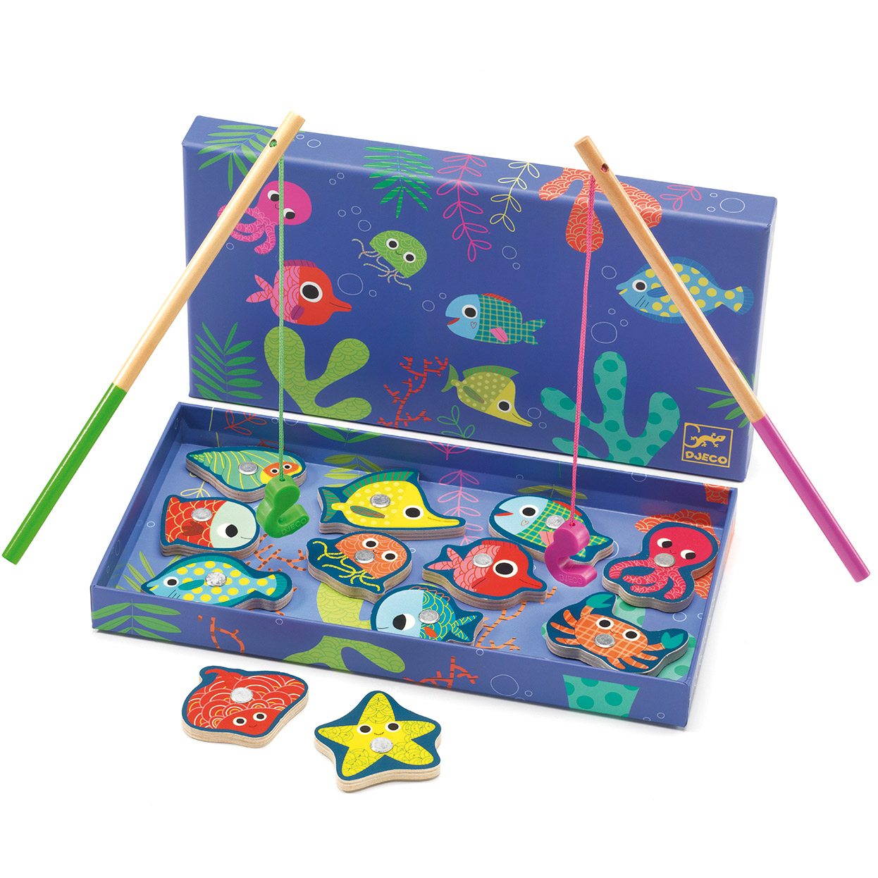 Jeu magnétique Pêche colorée