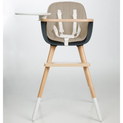 Assise tissu chaise haute Ovo Luxe beige (Micuna) - Image 2