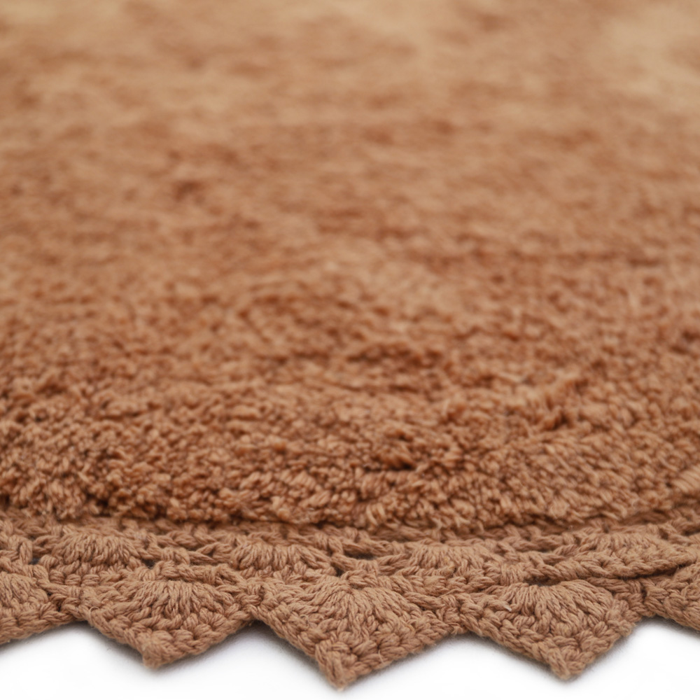 Tapis rond Perla Toffee (110 cm) (Nattiot) - Image 3
