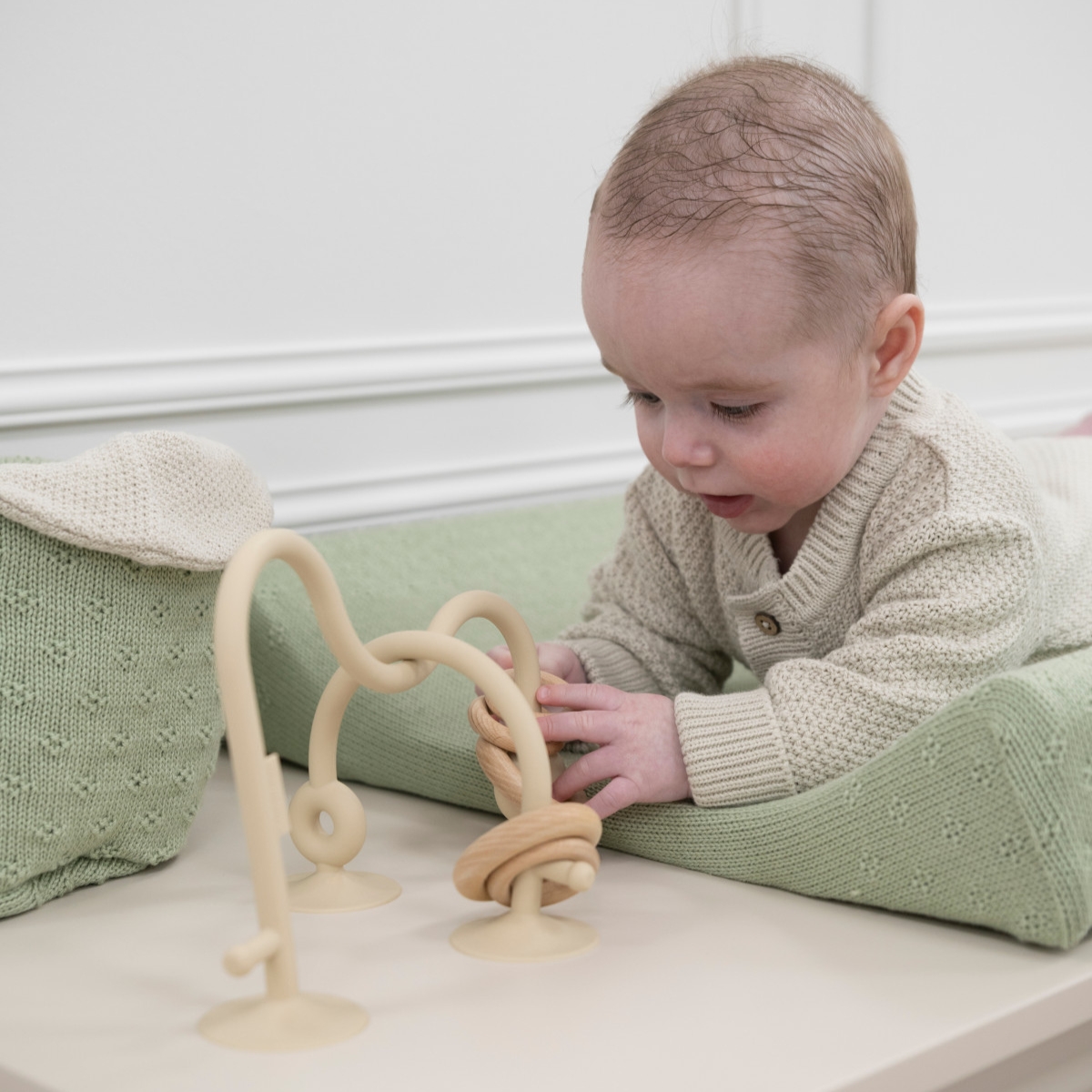 Labyrinthe à perles en silicone Warm linen (Baby's Only) - Image 2