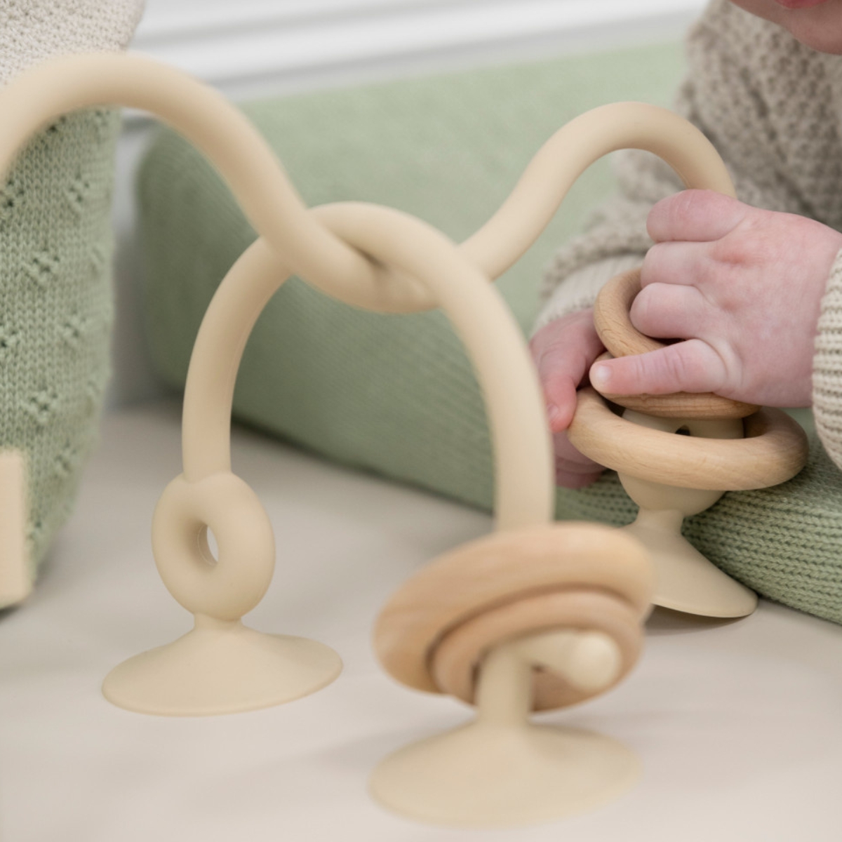 Labyrinthe à perles en silicone Warm linen (Baby's Only) - Image 3