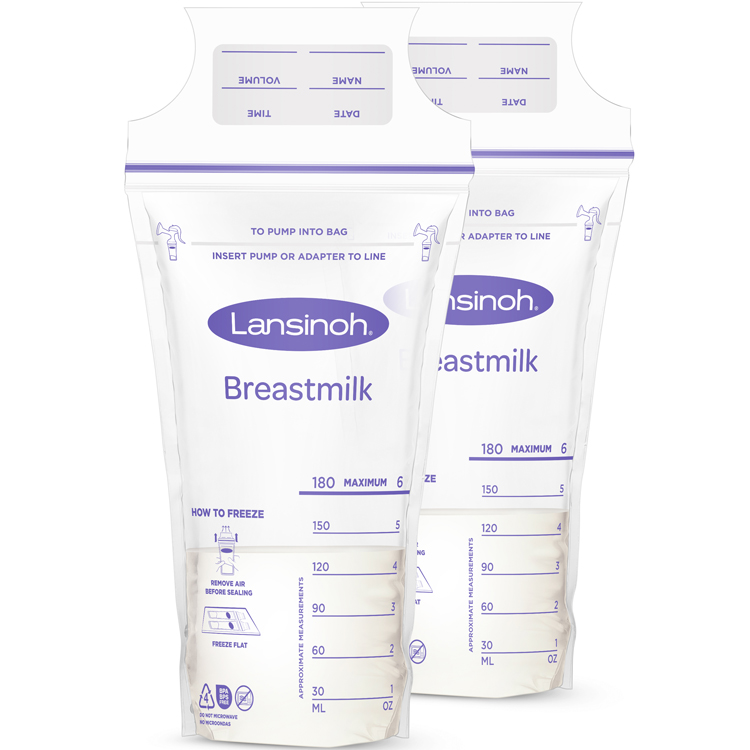 Lot de 50 sachets de conservation de lait maternel (Lansinoh) - Image 2