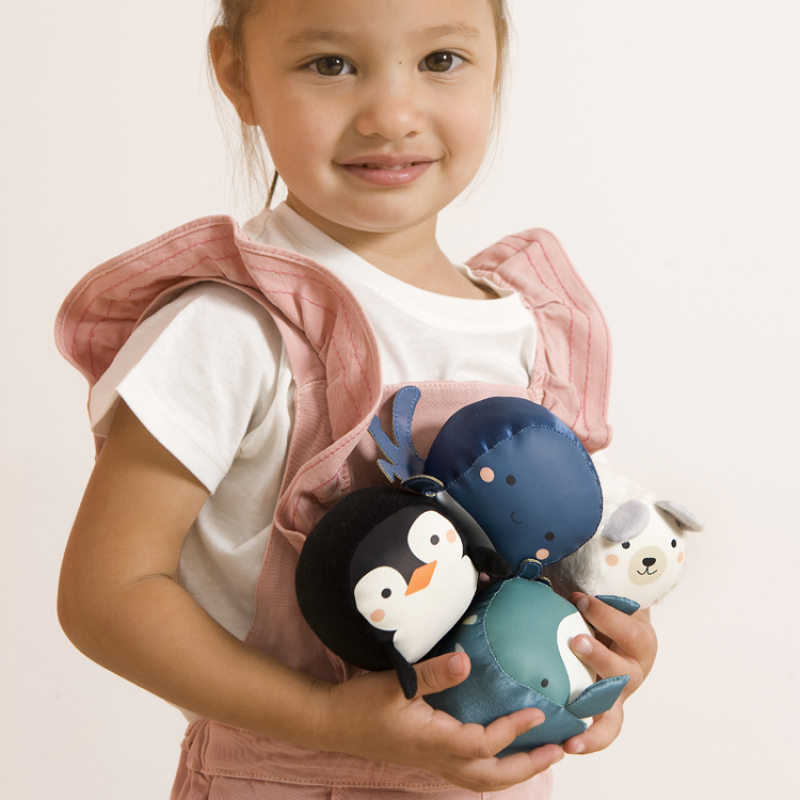 Lot de 4 balles doudous Océan Doodballs (Little Big Friends) - Image 2